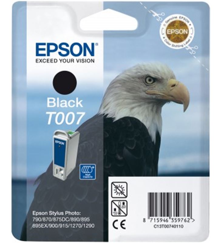 Epson PZC13T00741 tinta impresión stylus photo 870/1270 - 862334-EPSON-C13T00740120-10291