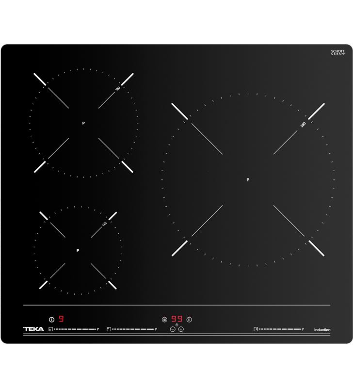 Teka 112520006 easy ibc 63010 mss placa de indución de 60 cm con 3 zonas negro - ImagenTemporalSihogar