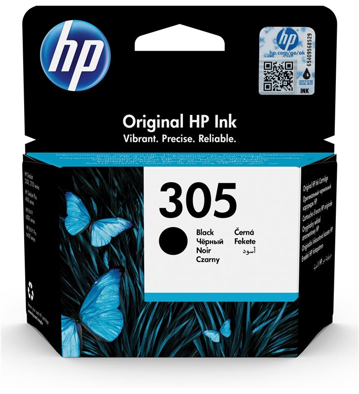 Hp 3YM61AE cartucho de tinta negro nº305 - 120 páginas aprox. - compatible según es - 3YM61AE