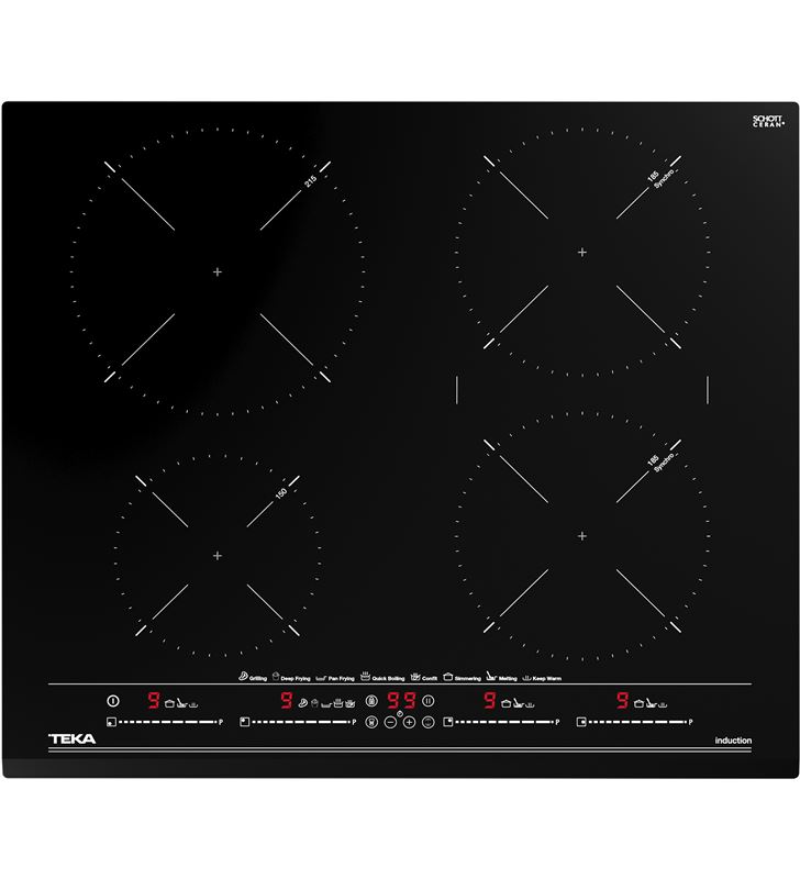 Teka 112500022 placa induccion izc 64630 bk mst 5f (4 + synchro) 60cm biselada front - 112500022