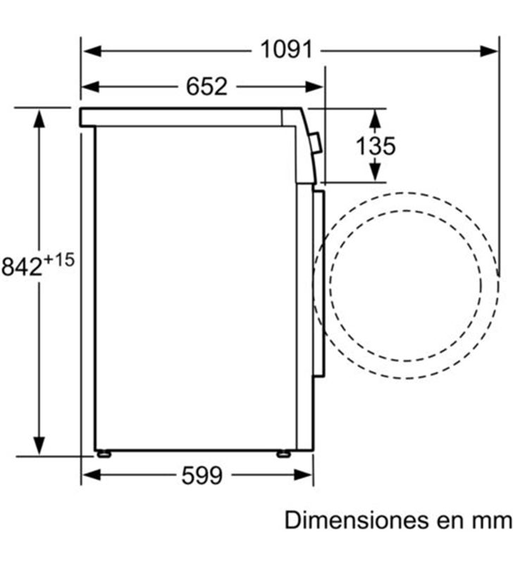 Bosch WTG86260ES secadora de carga frontal condensación 8 kg b blanco - 77466231_1596164213