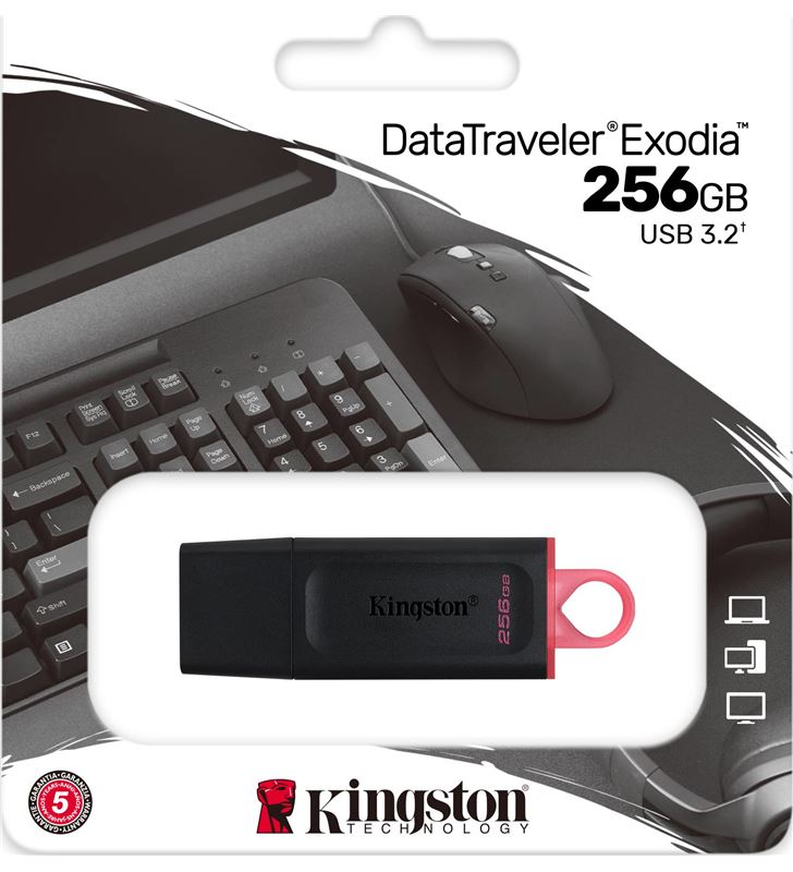 Ngs DTX/256GB pendrive kiton datatraveler exodia 256gb - usb 3.2 gen 1 - compatible wi - 85989700_8001674161