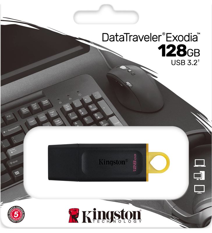 Ngs DTX/128GB pendrive kiton datatraveler exodia 128gb - usb 3.2 gen 1 - compatible wi - 85989698_0019820046