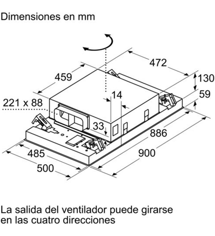 Balay 3BE296HW camp. decorativa 90cm Campanas extractoras decorativas - 78534856_9330728834