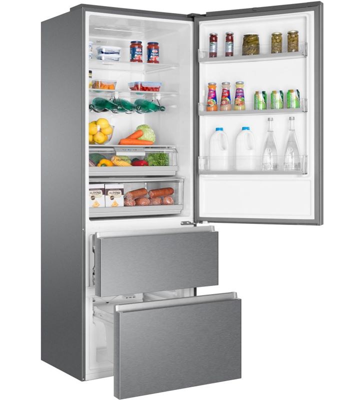 Haier A3FE744CPJ frigo combi 200x70x67.5cm platinum inox serie 5 e - 74281474_6680313980