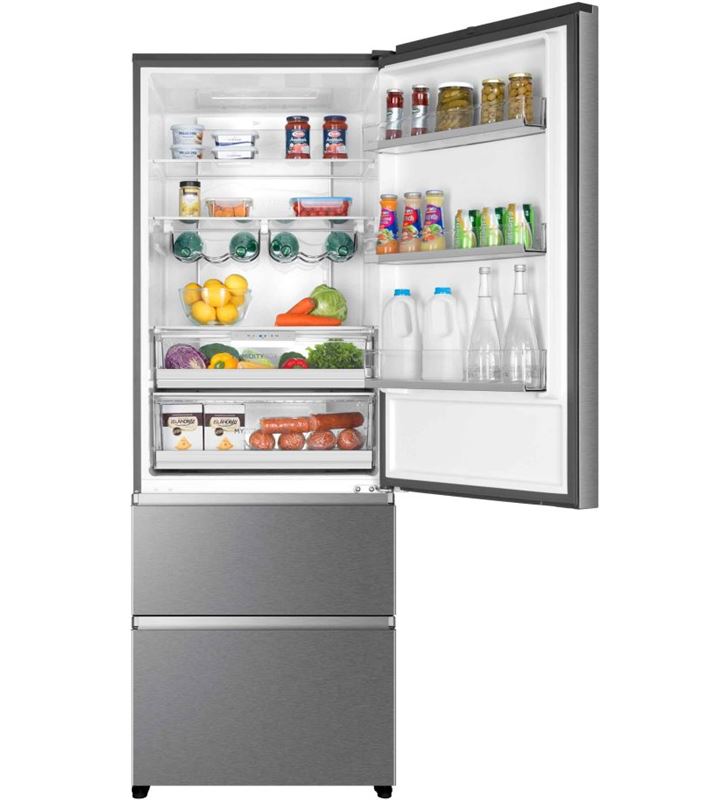 Haier A3FE744CPJ frigo combi 200x70x67.5cm platinum inox serie 5 e - 74281474_9429015320