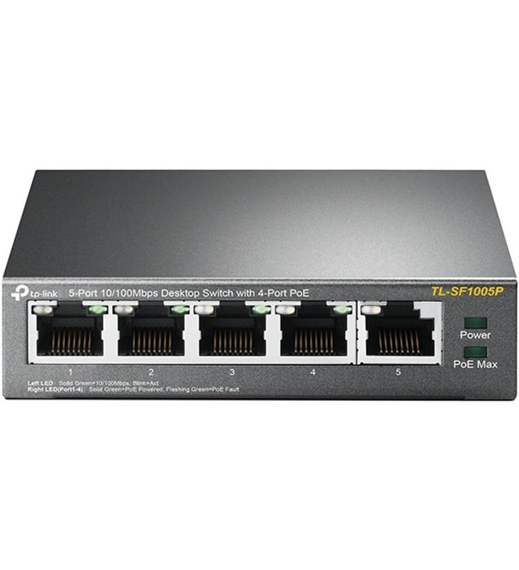 Tplink TL-SF1005P switch tp-link - 5 puertos 10/100 (4 puertos poe hasta 58w) - co - TPL-SWITCH TL-SF1005P