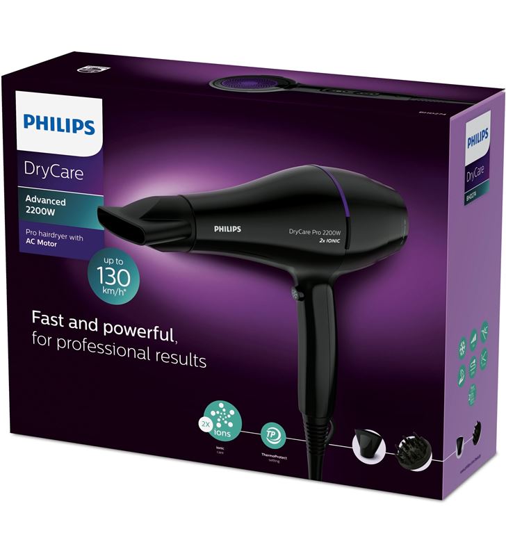 Philips BHD274 secador /00 2200 w Secadores - 72573860_2110798062