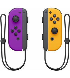 Nintendo 10002888 mando joy-con (set izquierda/derecha) morado neon / naranja neon - NIN-MANDO SWITCH JOYC LN