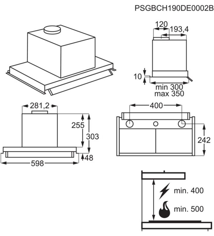 Electrolux EFP126X grupo filtrante Extractores - 79743001_2499698593