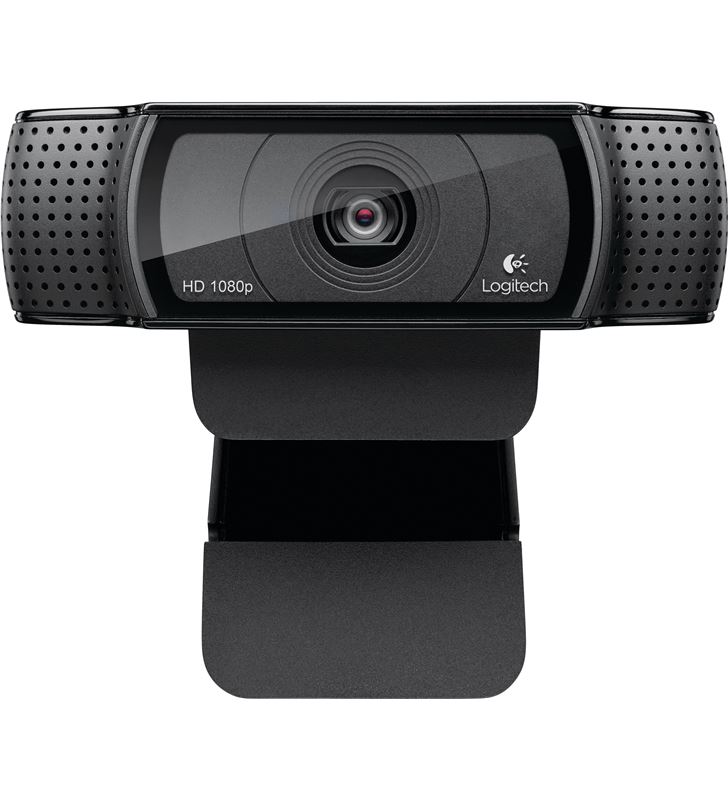Logitech 960-001055 webcam hd pro c920 - lente cristal full hd - grabaciones 1080p - a - LOG-WEB HD PRO C920 NE
