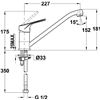 Teka 469130200 grifo mtp913, monomando, caño alto, cromo - 15073201_1483