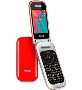 Spc 2319R teléfono móvil velvet rojo - pantalla 2.4''/6.09cm 320*240 - dual sim - - SPC-TEL 2319R