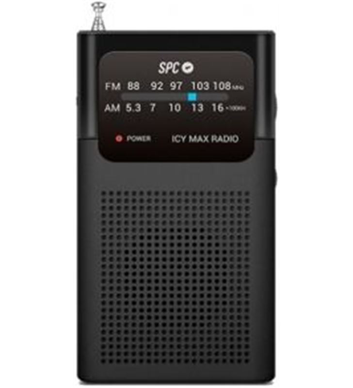 Spc -RADIO ICY MAX radio portátil icy max/ negra 4588n - SPC-RADIO ICY MAX