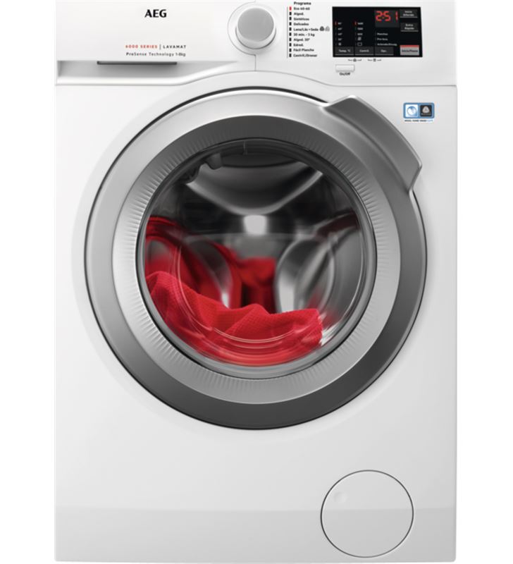 Aeg L6FBI848P lavadora carga frontal 8kg 1400rpm b - AEGL6FBI848P