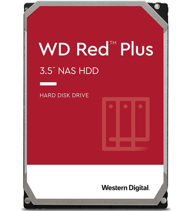 Western WD120EFBX disco duro digital wd red plus nas 12tb/ 3.5''/ sata iii/ 256mb - WDHD01WD77