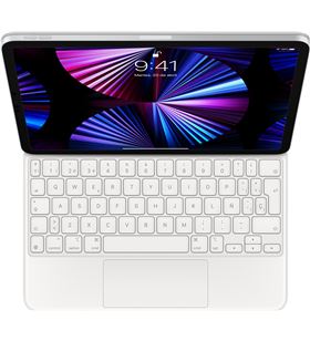 Apple MJQJ3Y/A magic keyboard para ipad pro 11'' 3 y 4 generación/ español/ blanco - MJQJ3YA