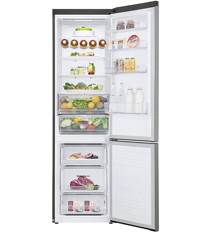 Lg GBB62PZFGN combi nf d 203cm inox d Frigoríficos combinados - 92639136_2831234014