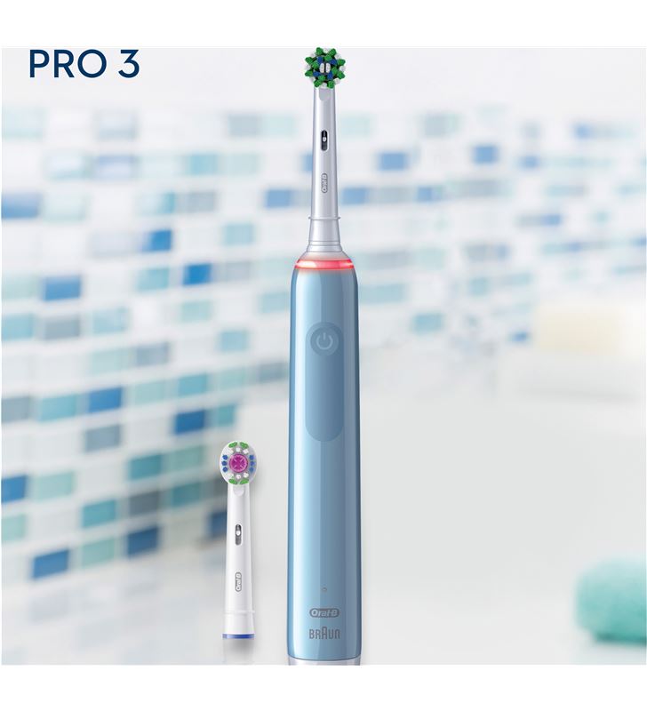 Braun PRO33700AZ cepillo dental oral b pro3 3700 eléctrico azul - 92094834_0922677666