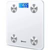 Forever BAB01002 bascula blanca fit digital para baño balanza escala inteligente peso grasa - 6952417304407-BLANCO