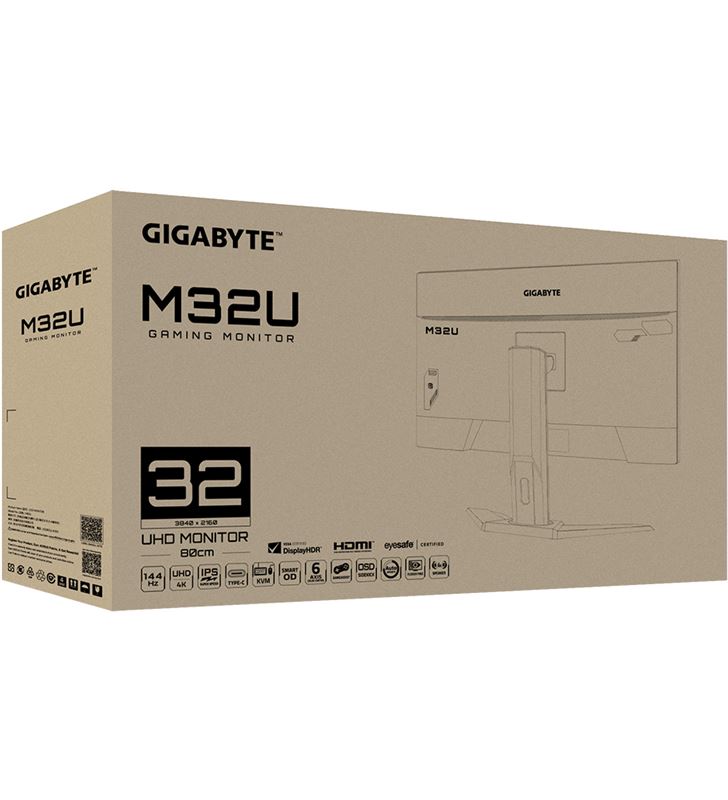 Gigabyte MO32GB05 monitor 32'' m32u ips ultrahd 4k 144hz kvm - 91721463_7231933218