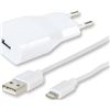 Vivanco 62212 cargador usb iphone tcvvlightn24awl 2.4 mfi + lightning 1.2m blanco - 62212 #1