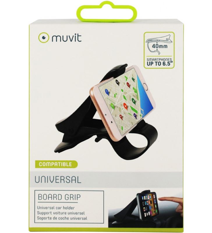 Muvit +25456 #14 soporte para smartphone estilo pinza / hasta 6.5'' muchl0066 - 65891462_8745821656