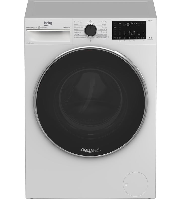 Beko B5WFT59418W lavadora carga frontal 9kg clase a 1400rpm steamcure wqy 9736 xsw bt - BEKB5WFT59418W