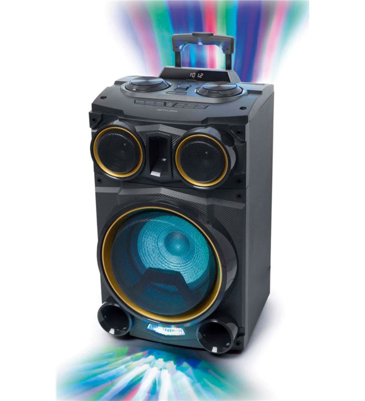 Muse +24306 #14 m-1938 dj negro/altavoz para fiestas/500w/bluetooth/luces que cambian m1938dj party b - +24306 #14