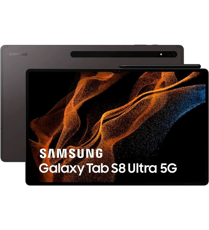 Samsung SM_X906BZAEEUB tablet galaxy tab s8 ultra 37,08 (14,6'') 12/256 gb 5g gris - SAMSM_X906BZAEEUB