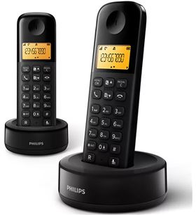 Philips D1602B34 teléfono d1602b/34 twin negro Telefonía - D1602B34
