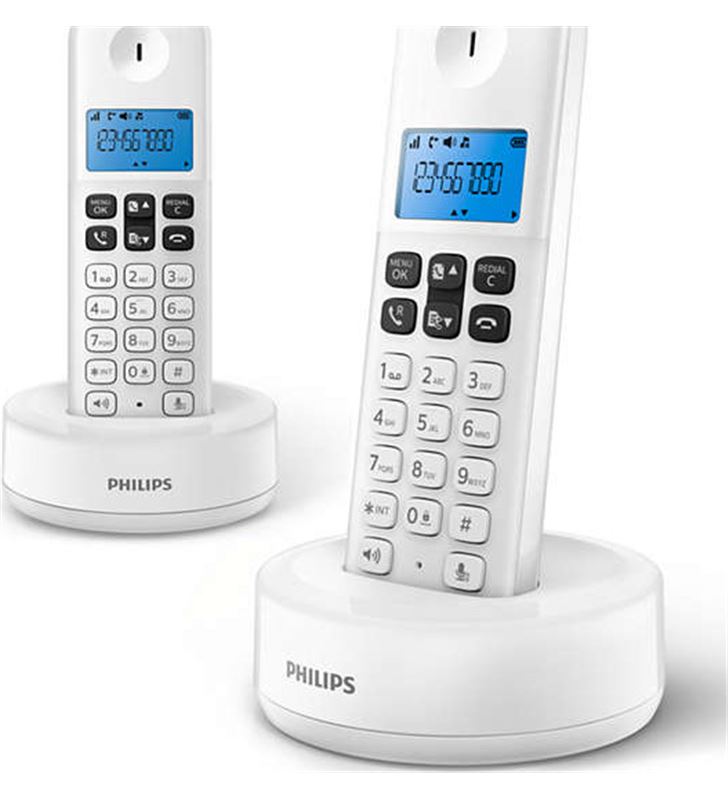 Philips D1612W34 teléfono d1612w/34in de fácil configuracin - D1612W34
