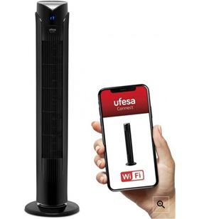 Ufesa 84105328 ventilador torre wifi 45w led os Ventiladores - 8422160053283