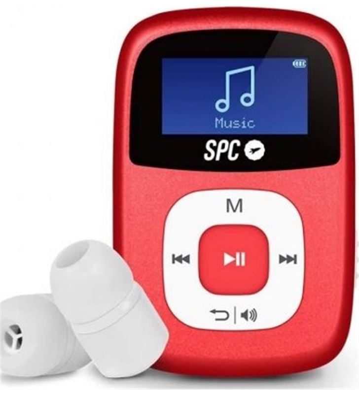 Reproductor MP3 - 8488P SPC, 8 GB, 12h, Rosa
