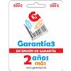 Garantia G2ES500 para productos hasta 500€ , 3 años de oficial+2 de extra g3pdes500 - G2ES500