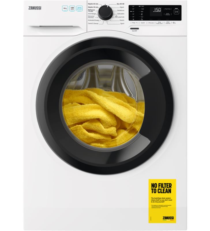 Zanussi ZWF142F1G2 914919241 lavadora carga frontal libre instalacion 10kg 1400rpm a - ZWF142F1G2