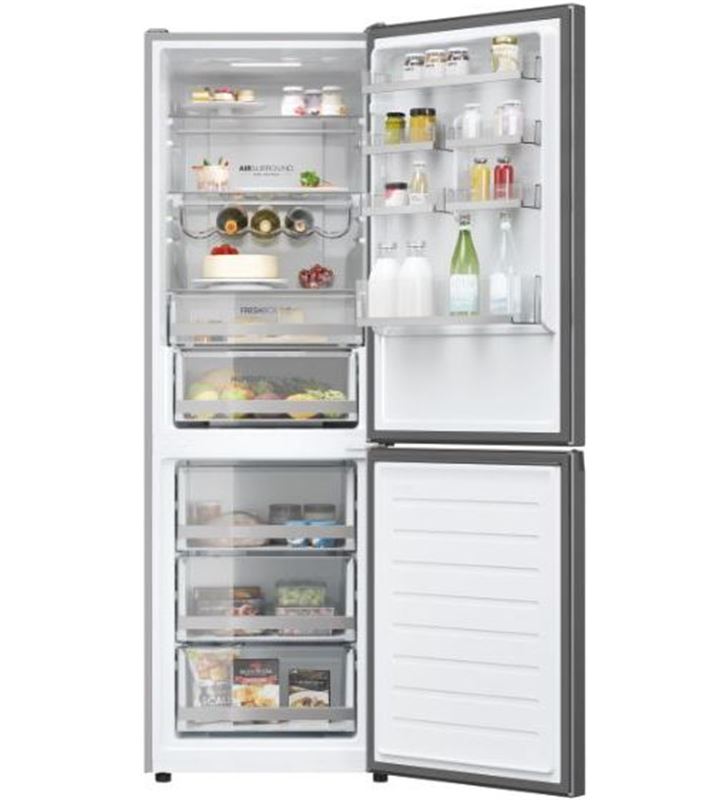 Haier HDW3618DNPK combi no frost 185x59.5x65.8cm d look acero inox - 8059019048536-0