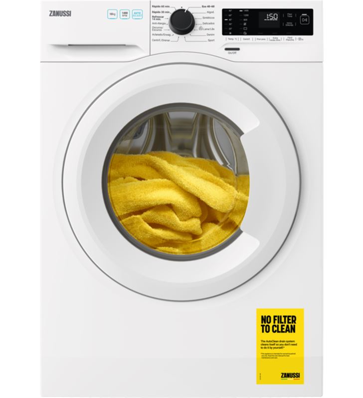 Zanussi ZAF942F1W1 lavadora carga frontal libre instalacion 9kg 1200rpm a - ZANZAF942F1W1