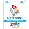 Garantia G3PDES1000 >para productos hasta 1000€, 3 años de garant. oficial+2 de garant. extra - 8033509880400