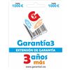 Garantia G3PD3ES1000 >para productos hasta 1000€, 3 años de garant. oficial+3 de garant. extra - 8033509887676