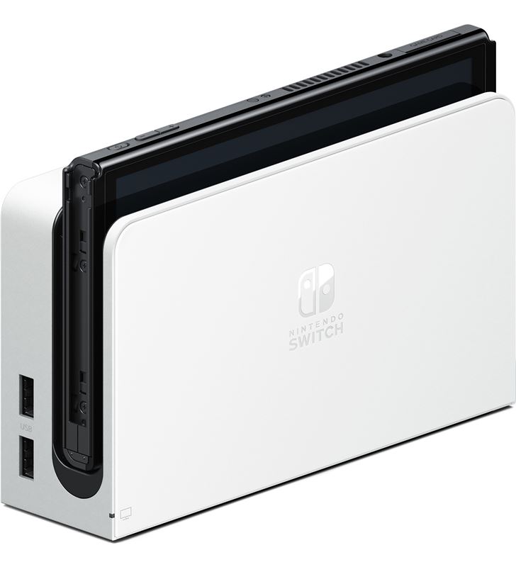Nintendo 10007454 consola switch versión oled blanca/ incluye base/ 2 mandos joy-con - 92899856_4747175497