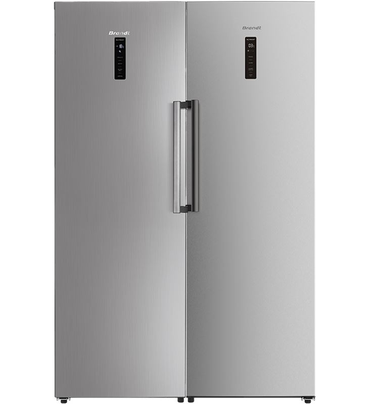 Brandt BFU8620NX congelador vertical 185x59.5x65cm nf e inox libre instala - 3660767980891