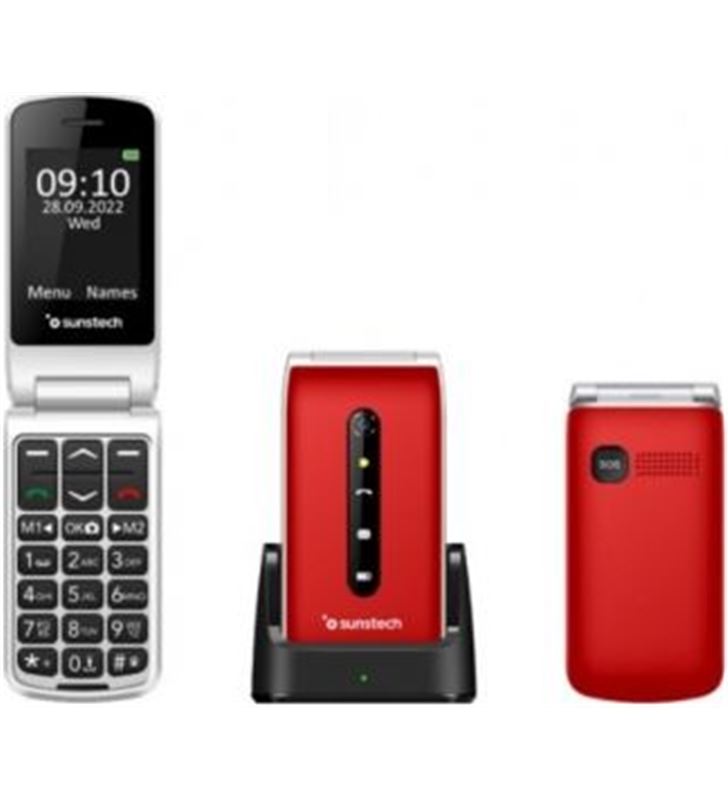 Sunstech CELT18RD teléfono móvil / rojo Terminales smartphones - -TEL CELT18RD