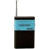 Daewo DBF134 radio am/fm analógica o drp-100 negro Azul + auriculares