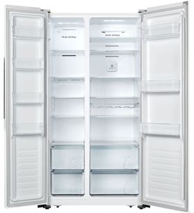 Hisense RS677N4BWE frigorífico americano - no frost 178.6 cm enfriamiento rápido iluminación led blanco - 57956
