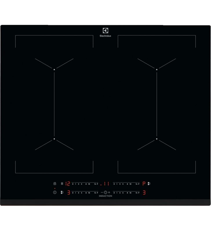 Electrolux EIV644 949596713 placa de inducción de 4 zonas y 60 cm negro - ImagenTemporalSihogar