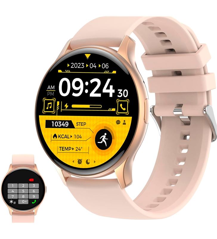 Ksix BXSW16R smartwatch core amoled rosa RELOJES PULSERAS - ImagenTemporalSihogar