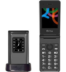 Qubo X_28BKC teléfono libre x-28 7 11 cm (2 8'') con cámara negro - ImagenTemporalSihogar