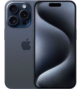 Apple MTV03QL_A iphone 15 pro 128gb azul titanio TELEFONIA - ImagenTemporalSihogar