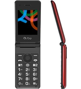 Qubo X_28RD teléfono libre x-28 7 11 cm (2 8'') con cámara rojo - ImagenTemporalSihogar